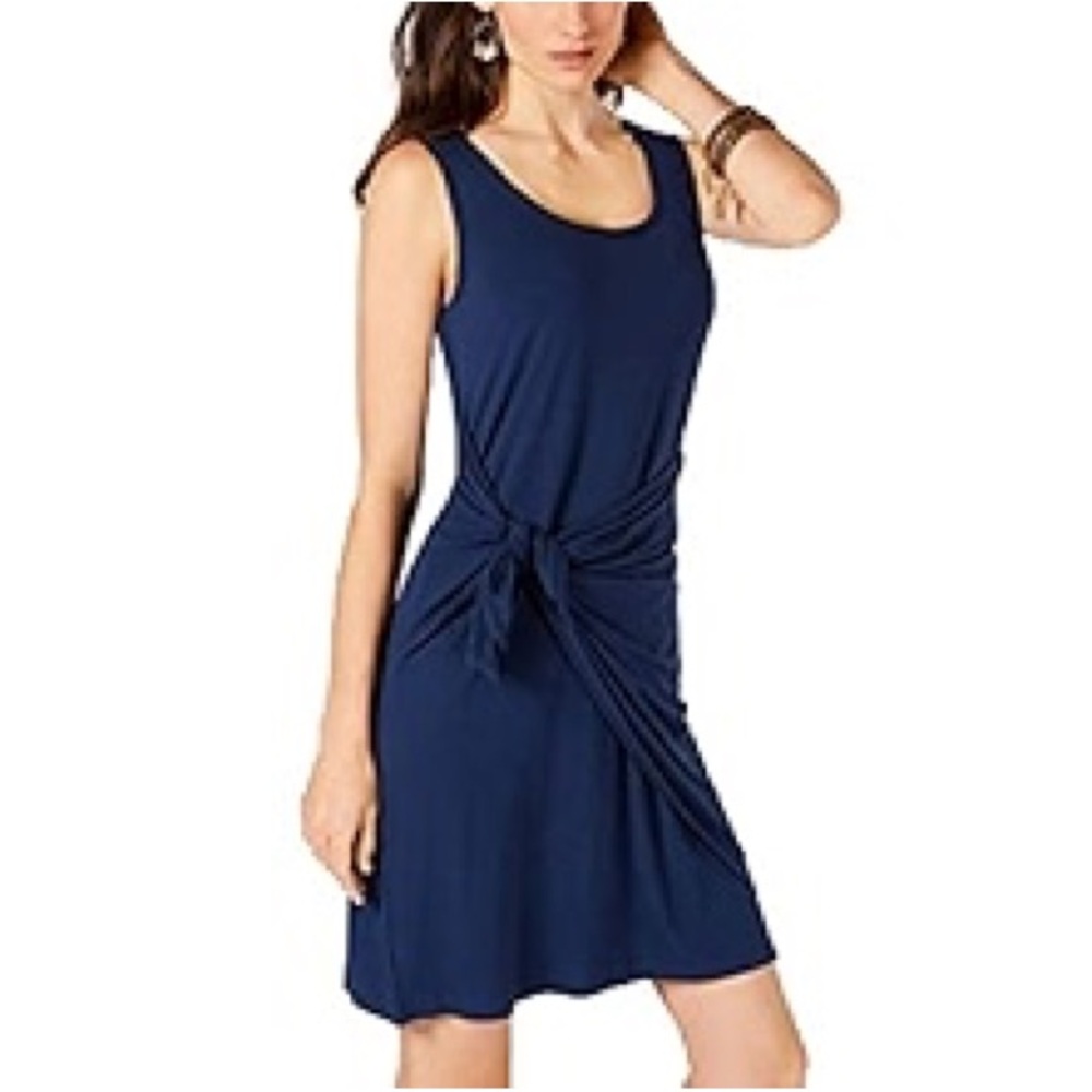 STYLE&CO Sleeveless tie front dress